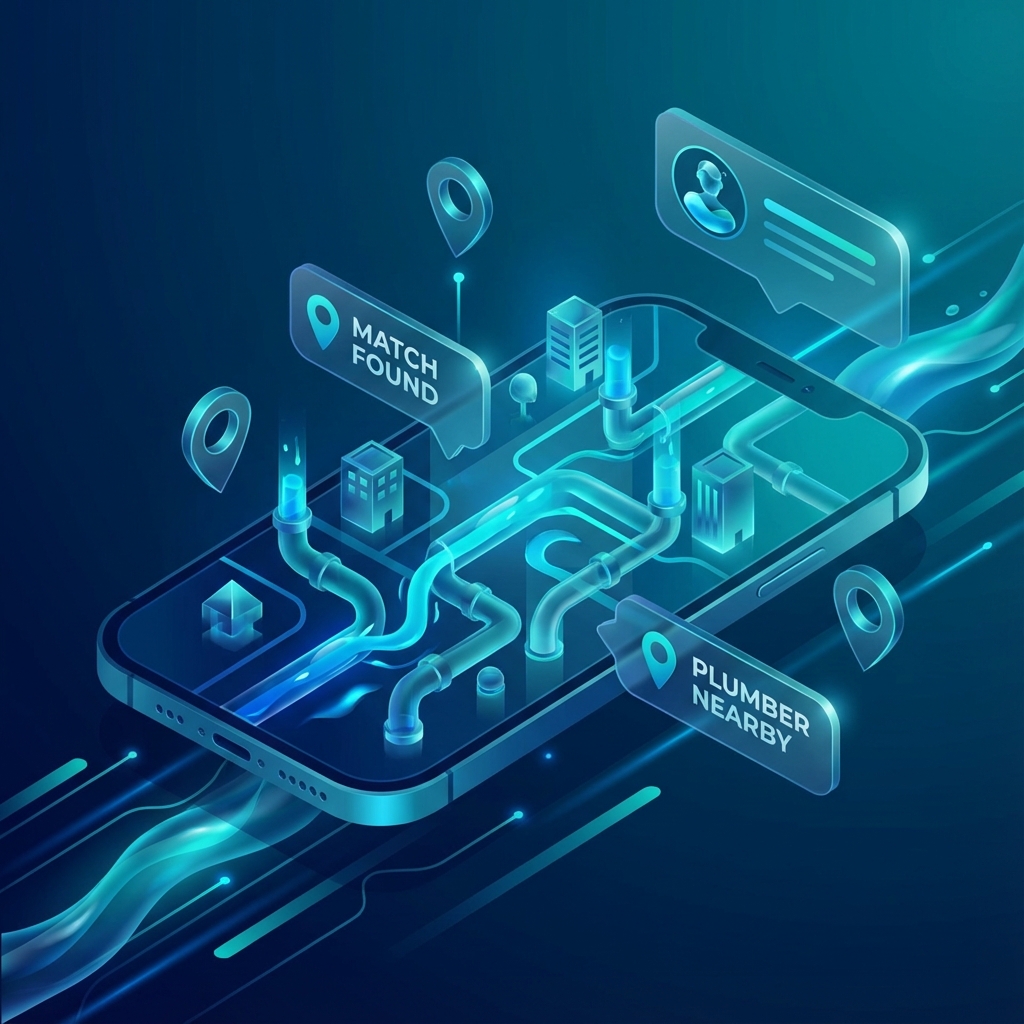 Plumbr App Interface Mockup
